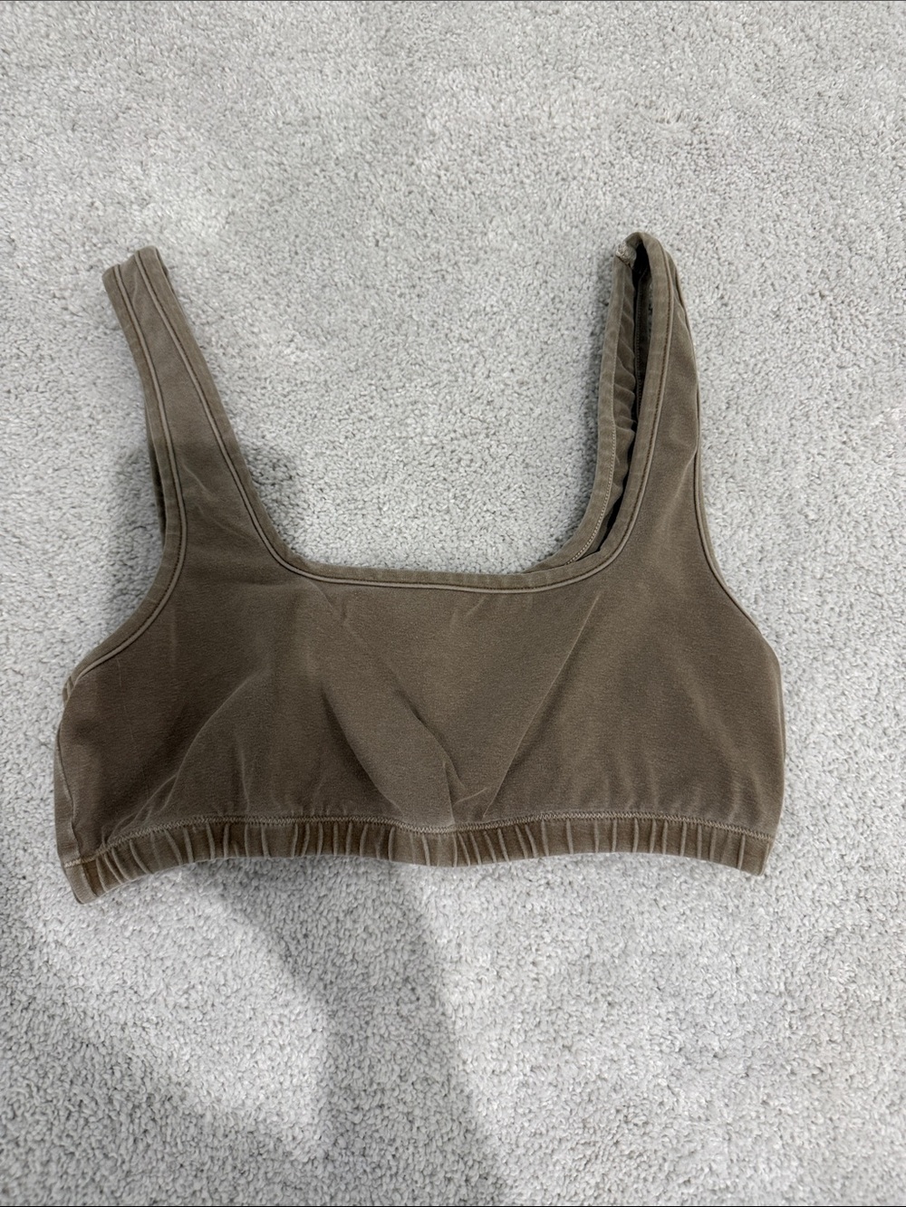 SKIMS Scoop Neck Bralette in Taupe